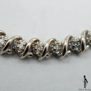 0.60 CT. (I1) Diamond Ladies Bracelet in 10K White Gold
