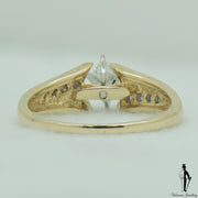 0.48 CT. (SI2-I1) Diamond Ring in 14K Yellow and White Gold