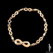 7.5" 18K Yellow Gold Fancy Link Bracelet