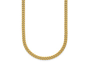 Herco 18K Gold Chain Polished 4.2mm Solid Curb 24 Inch