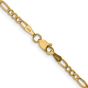 Semi-Solid Figaro Chain 2.5mm