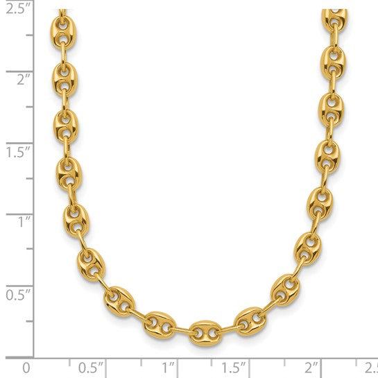 Herco 18K Polished Gold 18” Anchor Link Necklace 4.85mm
