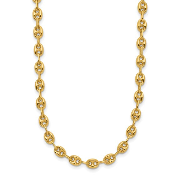 Herco 18K Polished Gold 18” Anchor Link Necklace 4.85mm