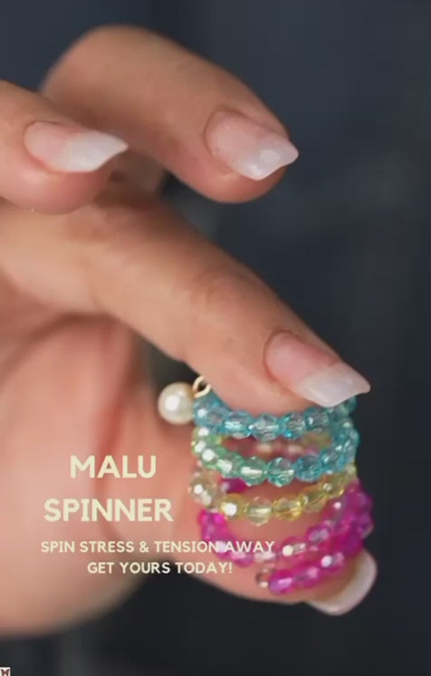 MALU® Spinner Ring in Blue