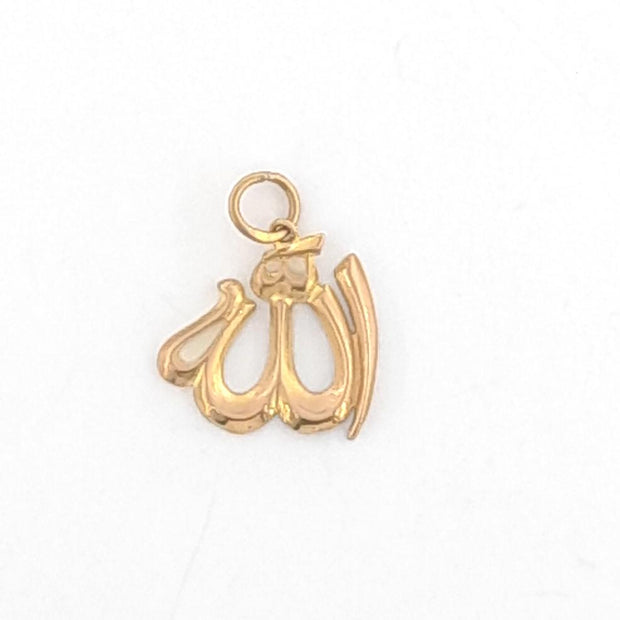 21K Alah Muslim Pendant