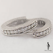 0.80 CT. (VVS-VS) Diamond Ladies Earrings in 18K White Gold