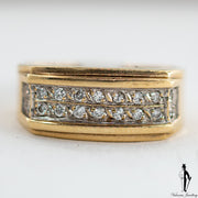 0.30 CT. (SI1-SI2) Diamond Ring in 10K Yellow and White Gold