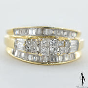 14K Yellow Gold SI-I2 Diamond (1.20 CT.) Fancy Ring