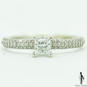 1.0 CT. (VS-SI1) Diamond Engagement Ring in 14K White Gold