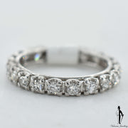 14K White Gold SI-I Diamond (0.60 CT.) Eternity Band