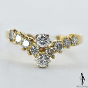 18K Yellow Gold VS-SI Diamond (0.66 CT.) Engagement Ring