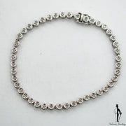 0.55 CT. (SI2-I1) Diamond Ladies Bracelet in 10K White Gold