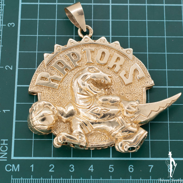 65 Gram 10K Yellow Gold Toronto Raptors Pendant