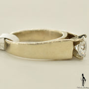 14K White Gold VS2 Diamond (0.70 CT.) Solitaire Engagement Ring