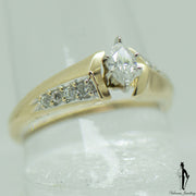 0.48 CT. (SI2-I1) Diamond Ring in 14K Yellow and White Gold