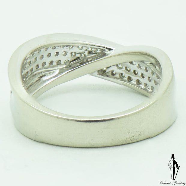 0.50 CT. (VS) Diamond Ladies Ring in 14K White Gold