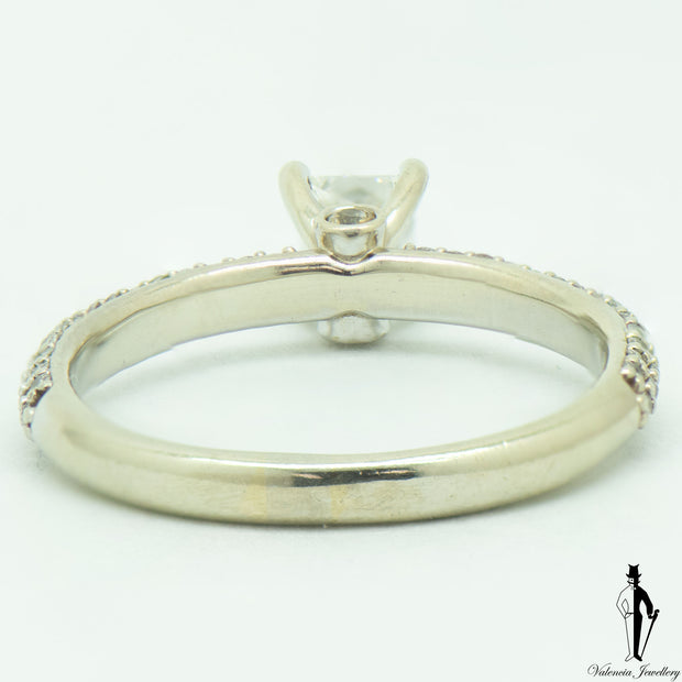 1.0 CT. (VS-SI1) Diamond Engagement Ring in 14K White Gold