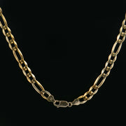 24" 10K Yellow Gold Figaro Chain