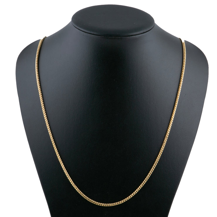 32" 10K Yellow Gold Franco Link Chain