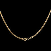 32" 10K Yellow Gold Franco Link Chain