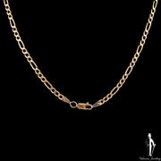 20 Inch 14K Yellow Gold Figaro Chain