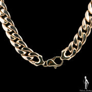 30 Inch 10K Yellow Gold Curb Link
