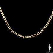25 Inch 14K Yellow Gold Fancy Link