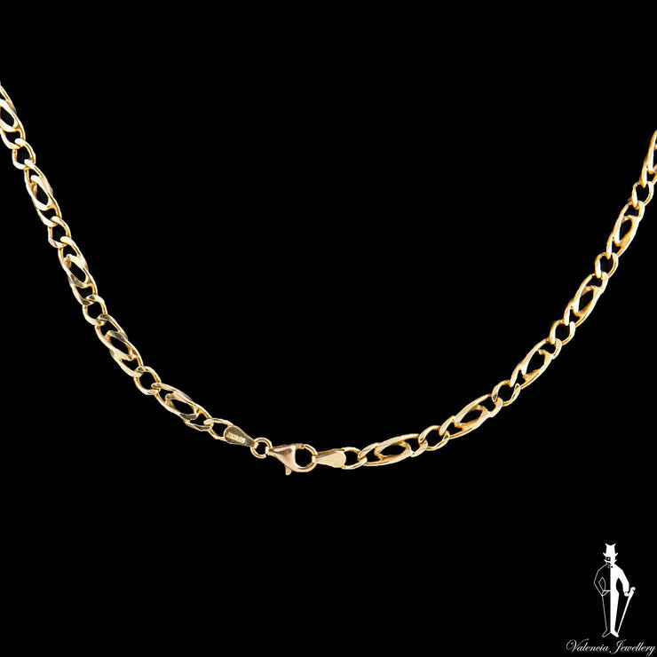 25 Inch 14K Yellow Gold Fancy Link