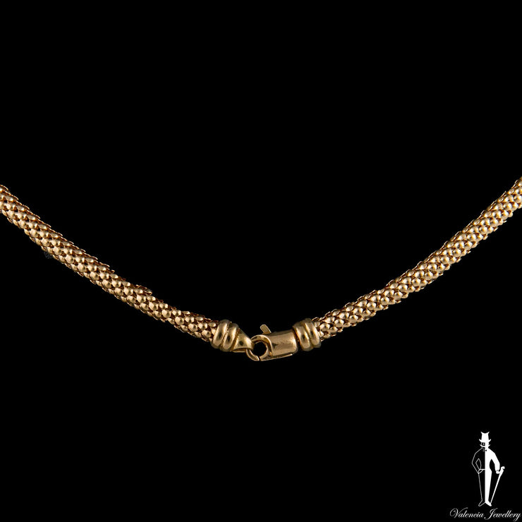 20 Inch 18K Yellow Gold Fancy Link Chain