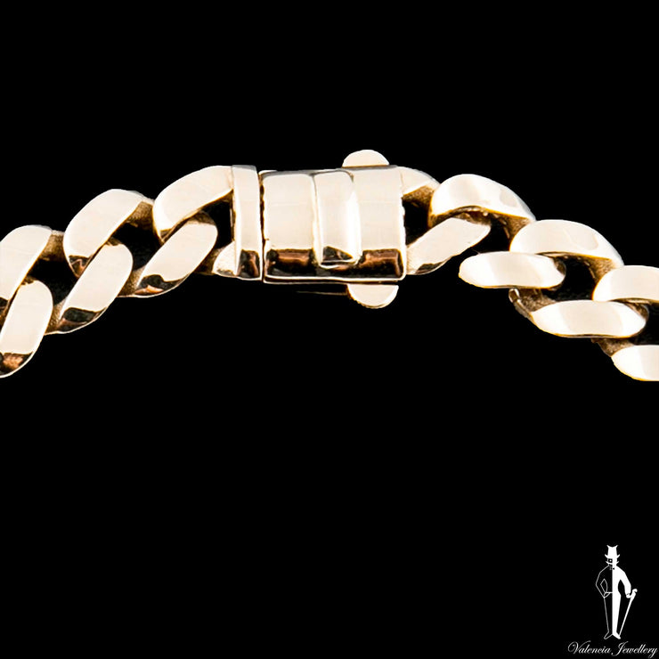 8 Inch 14K Yellow Gold Curb Link Bracelet