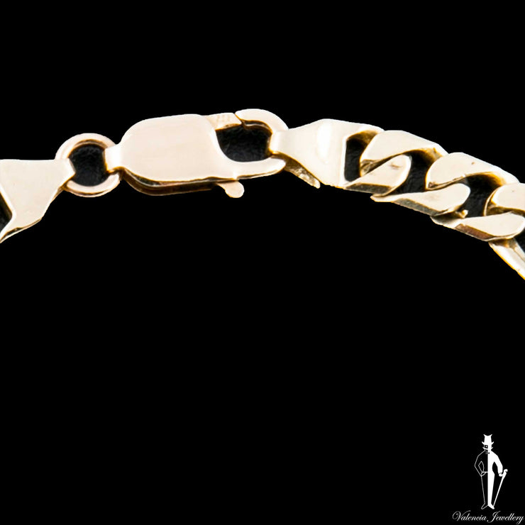 8.5 Inch 14K Yellow Gold Figaro Bracelet