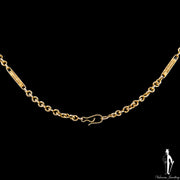 23 Inch 14K Yellow Gold Fancy Link Chain