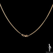 26 Inch 14K Yellow Gold Curb Link Chain
