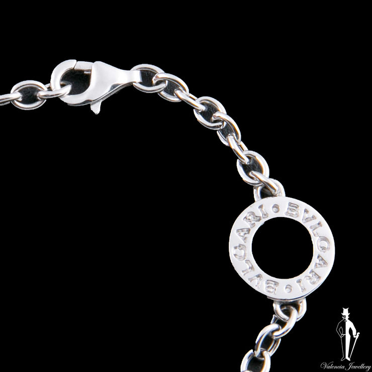 7.5 Inch 18K White Gold Custom Bracelet