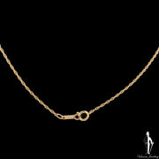 16 Inch 14K Yellow Gold Rope Chain