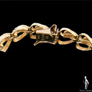 7 Inch 14K Yellow Gold Fancy Link Bracelet