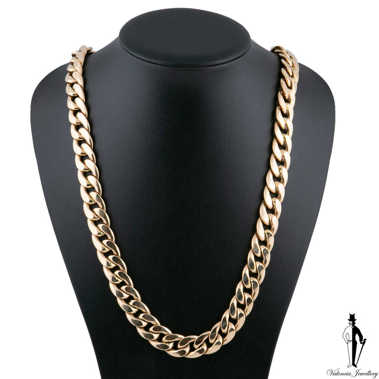 30 Inch 10K Yellow Gold Curb Link