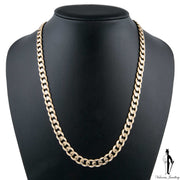 22 Inch 10K Yellow Gold Curb Link