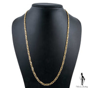 25 Inch 14K Yellow Gold Fancy Link