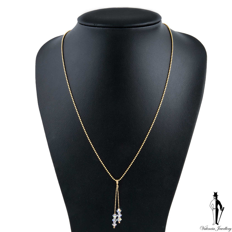 20 Inch 14K Yellow Gold Ball Link Chain