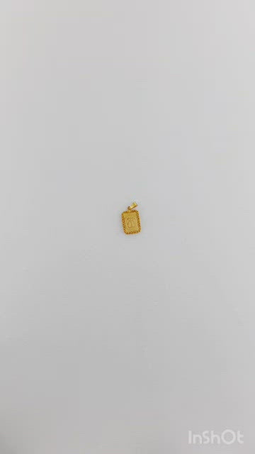 21K Muslim Pendant